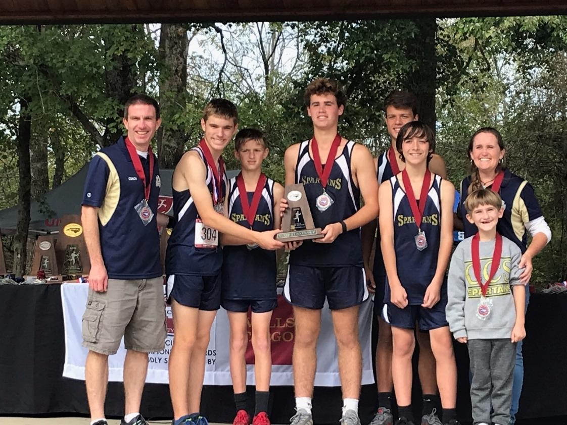 Christ Covenant School Photo - Not only does CCS have the fastest runner in the State Championships, the boys Cross Country team brought home second place in 2019-20! See more about sports at www.christcs.com/athletics.
