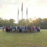 Gaston Christian School Photo - Middle School students and staff at 'See You at the Pole'