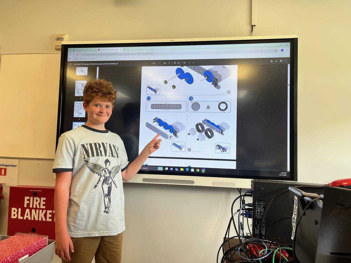 Noble Academy Photo - Summer Robotics and World War II Camp