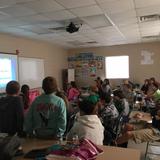 Harrells Christian Academy Photo #5 - One of the electives in our Middle School is an Entrepreneurial Studies class. A guest speaker was present on this day speaking on opening their own companies.