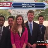 Jacksonville Christian Academy Photo #3 - High School Aviation Class on the NEWS!