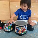 Montessori School Of Durham Photo #5 - Both inside with classroom instruments and outside on the playground chime wall and whale drum, the toddlers love making music!