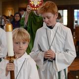 St. Thomas More Catholic School Photo - Altar Servers at school Mass