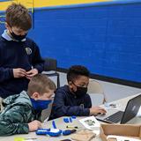 St. Joseph Parish School Photo #2 - St. Joseph students build working prosthetic hands during a service project called Hands of Gratitude.