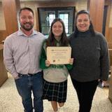 St. Mary School Photo #14 - Sarah A. was one of our 2024 graduate from St. Mary School who received several awards for her choice high school based on her academics, character, leadership & spirituality! Well Done! Congrats!