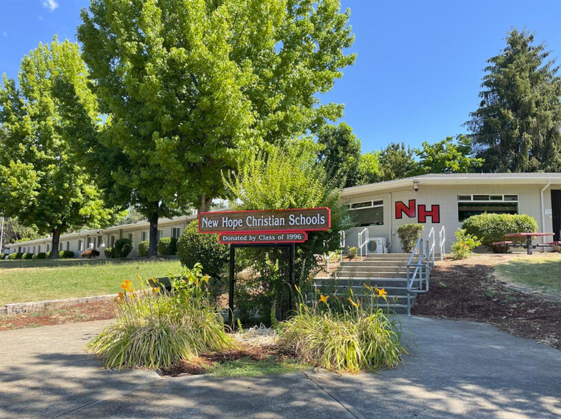 New Hope Christian School Photo - New Hope Christian School is characterized by its rural and pastoral setting along the Rogue River, with neighboring communities offering a blend of rural-residential lots and farmhouses.