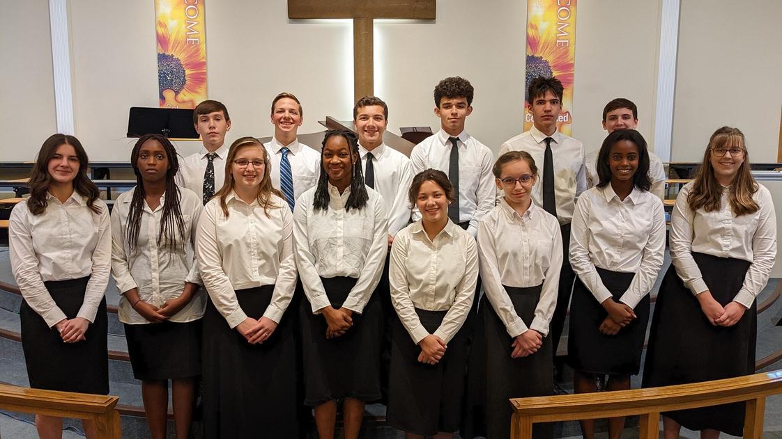 Emmaus Baptist Academy Photo - Our 9th-12th grade students participate in an All-State Choir sponsored by Keystone Christian Education Association (KCEA) every November.