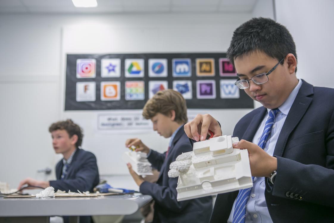 The Haverford School Photo #1 - Haverford's visual arts program includes 10 dedicated art studios and a design and engineering studio. Students experiment with 3D printing and other new media.