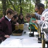 Montgomery School Photo - 5th Graders work with a team of scientists from the Ruth Patrick Center for Environmental Research (a program at the Academy of Natural Sciences) to conduct an in-depth study of Pickering Creek, which runs through Montgomery School's 60-acre campus.