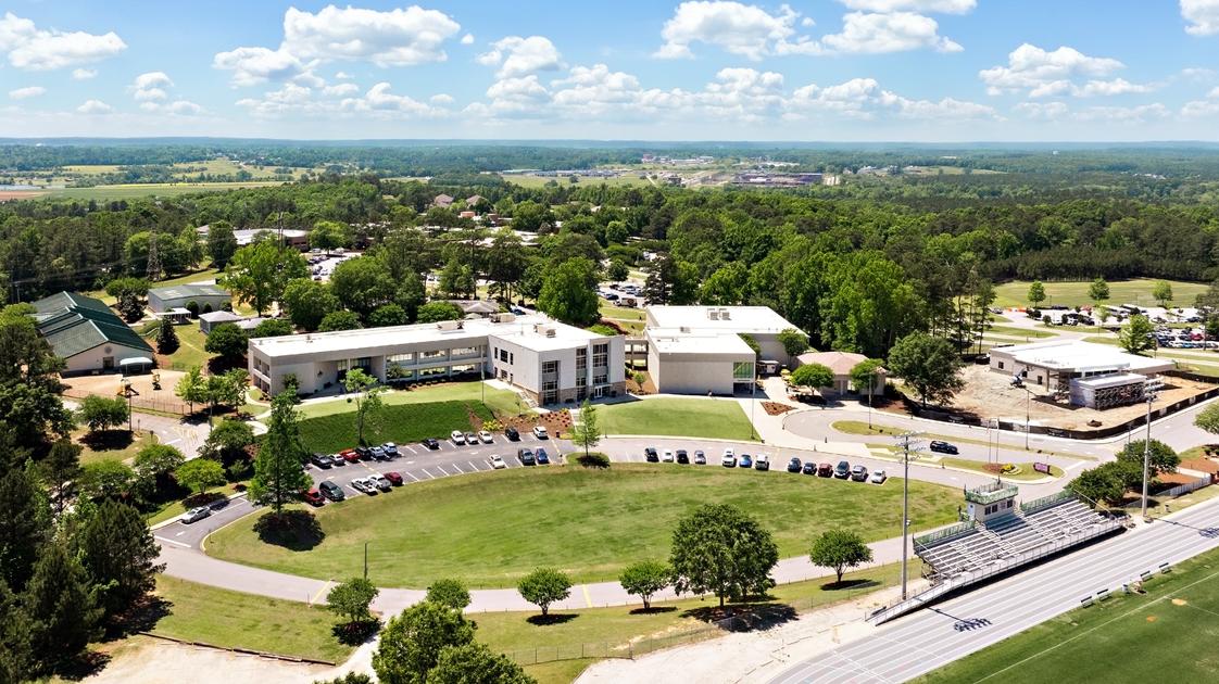 Ben Lippen School Photo #1 - Aerial view of Monticello Road Campus
