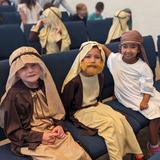 Charleston Christian School Photo #15 - First graders immerse themselves in a live-action lesson, dressed as Israelites on the journey out of Egypt. At CCS, we bring learning to life with creative, hands-on experiences that make Bible stories meaningful and memorable, while fostering curiosity, engagement, and a deeper understanding of faith.