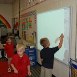 Collegedale Academy-elementary Photo #4 - Each classroom is equipped with a SmartBoard that the students get to interact with each day.