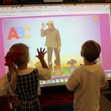 All Saints Episcopal School Photo #8 - Interactive Easel in Kindergarten.