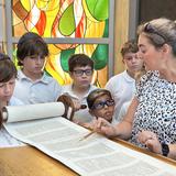 Jack Segal Academy (formerly BYDS) Photo #4 - 5th Grade Students learn how the Torah is handled, read/chanted from, and why we read from the Torah.