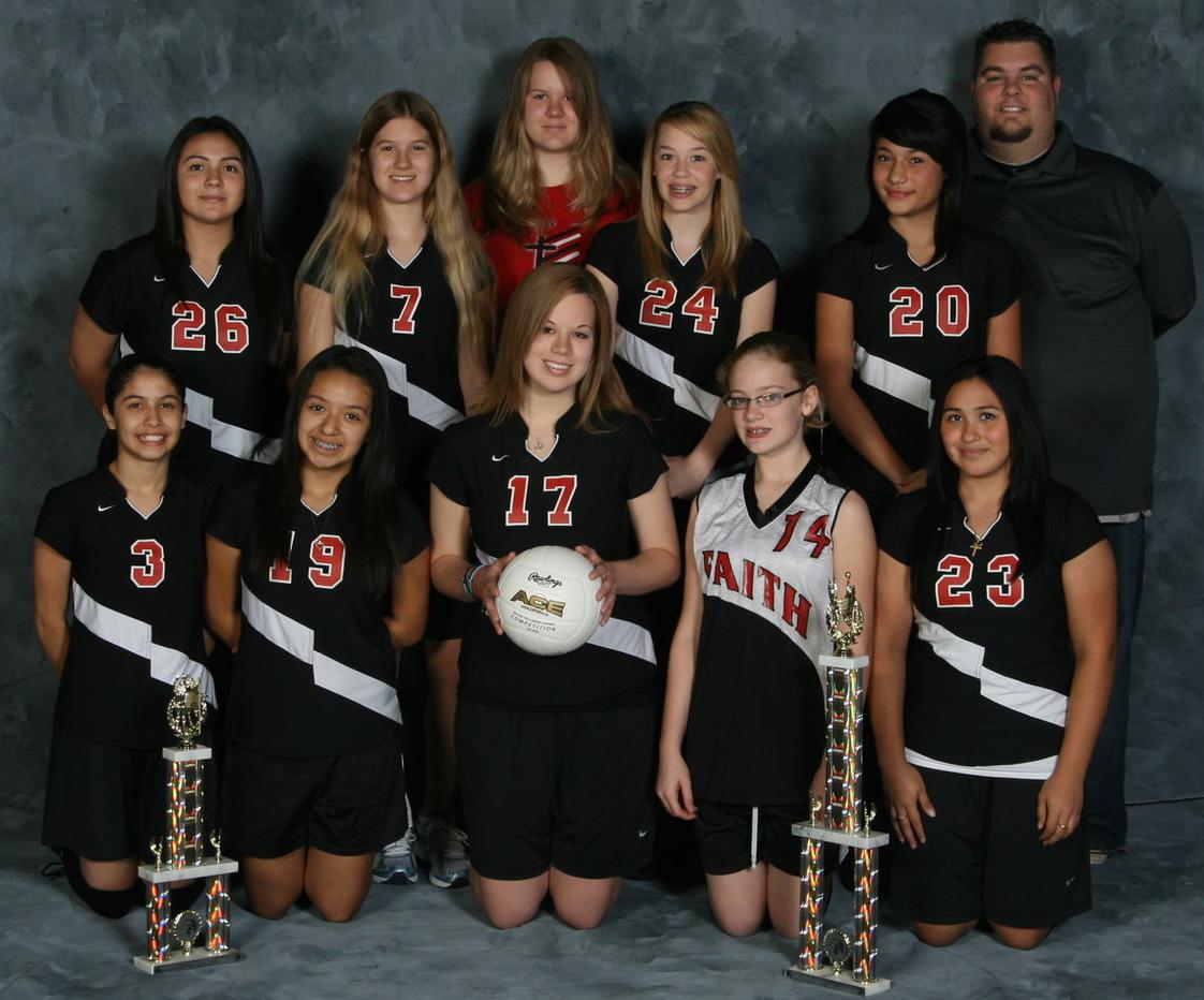 Faith Christian Academy Photo - Our Lady Saints Volleyball Team
