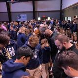 Nazarene Christian Academy Photo #2 - The power of prayer at our Chapel Service.