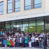 Notre Dame School of Dallas Photo - Celebrating the completion the donors of our Hearts & Hammers campaign.