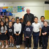 Our Lady Of The Gulf Catholic School Photo - A visit from Bishop Cahill
