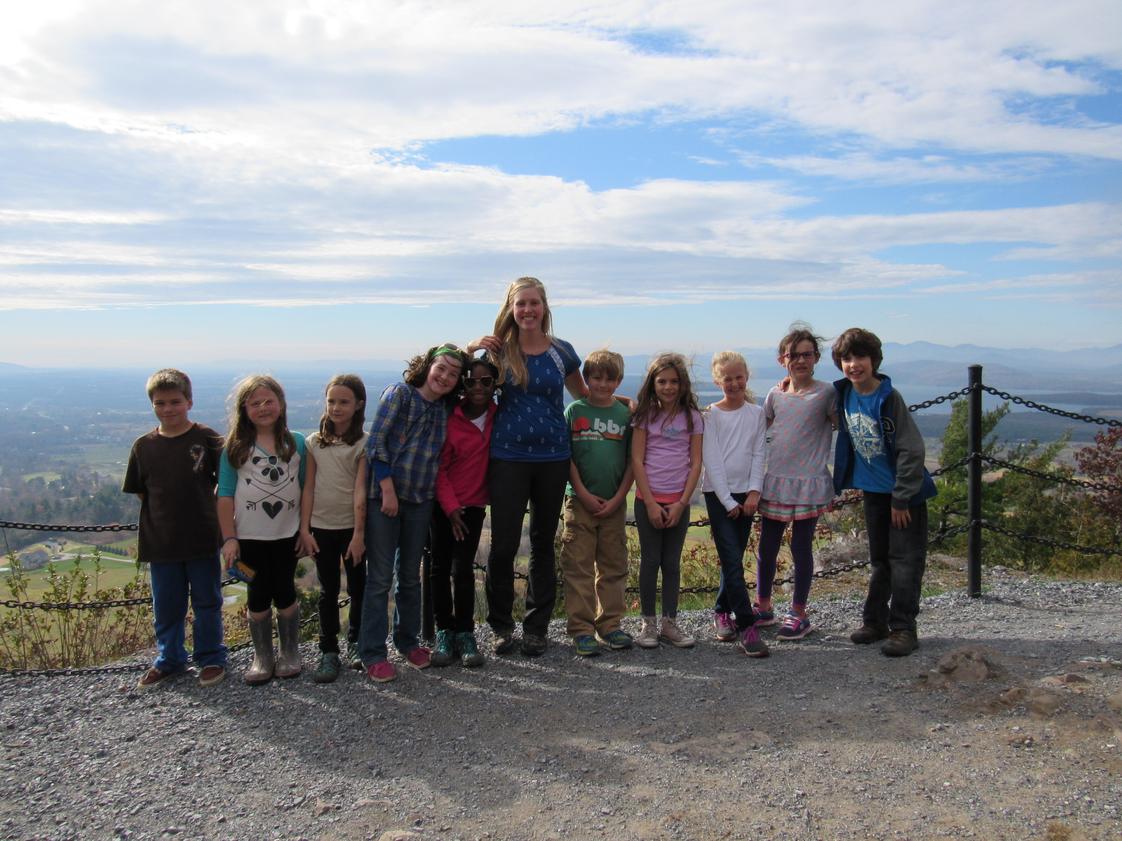 Renaissance School Photo #1 - A Renaissance field trip, hiking up Mount Philo!