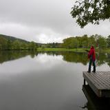 Blue Ridge School Photo #3 - Fishing and canoeing on our lake, located in the center of campus, is a great afternoon or weekend option.