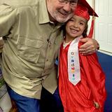 Buford Road Christian Academy Photo #10 - Our Pastor, Founder and Administrator with one of our Kindergarten Graduates