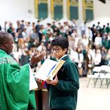 Catholic High School Photo #5 - Through Campus Ministry & the Theology Department, CHS strives to engage students' heads, hearts, and hands as they journey towards our Lord.