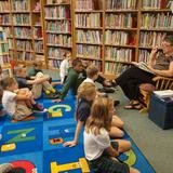 Fredericksburg Christian School Photo #8 - Library time for students in kindergarten through 5th grade helps instill a love for reading.