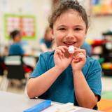 Immanuel Christian School Photo #6 - Kindergarten is built around hands-on learning opportunities in Language Arts, Math, and Science. Our program uses Orton-Gillingham instructional methods and resources, and students enjoy lessons and play time in our outdoor garden.
