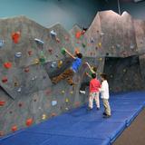 The Nysmith School Photo #2 - Everyone loves the rock climbing wall in our Silver Wing gym!