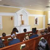 Our Lady Of Mount Carmel Photo #3 - Prayer permeates our school day and the chapel is a perfect place to pray.