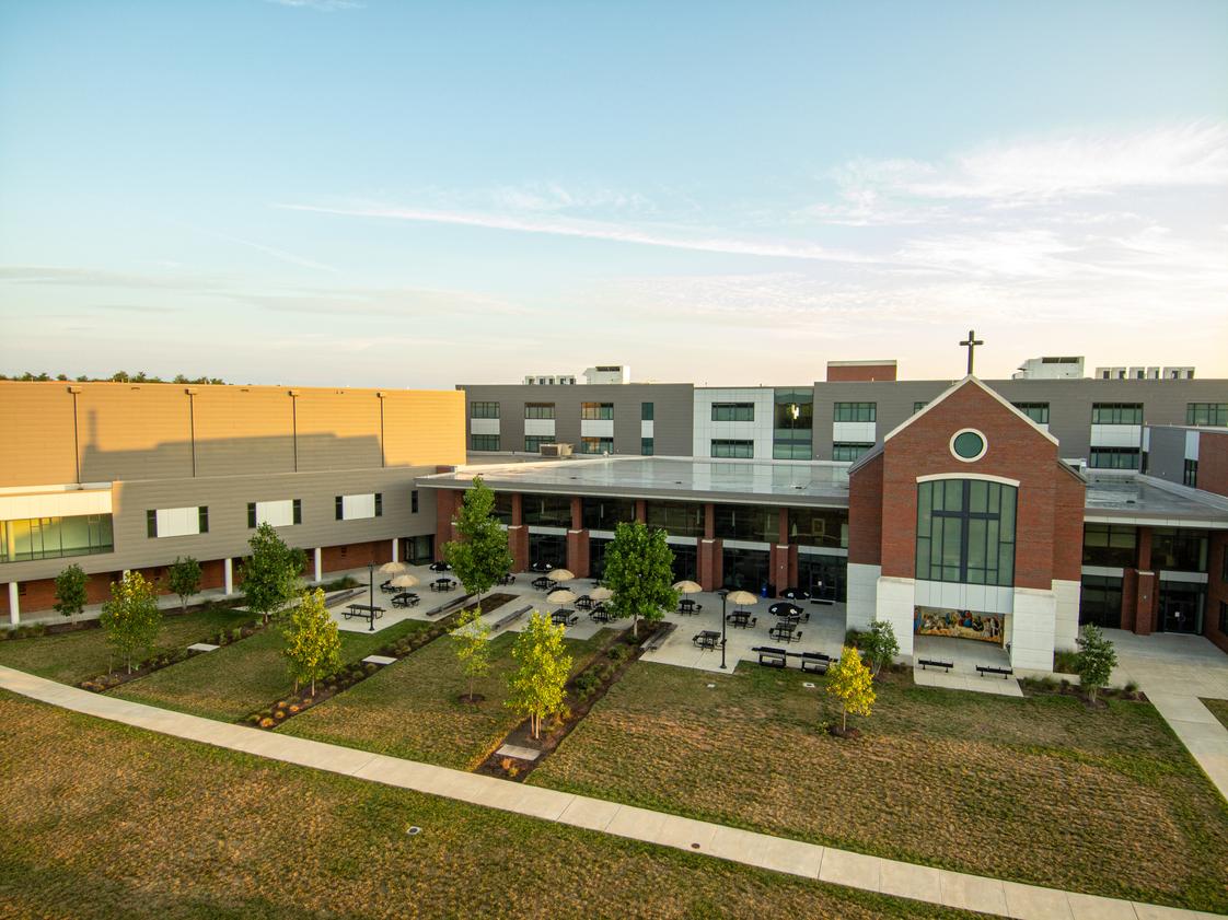 St. Paul VI Catholic High School Photo #1 - The mission of Paul VI is to provide an excellent Catholic education to young men and women by affording them the means to achieve spiritual, intellectual, personal, social, and physical development according to the teachings of the Gospel and St. Francis de Sales. St. Paul VI Catholic High School is committed to graduating responsible, moral, service-oriented young adults.
