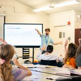 Bellevue Christian School Photo #9 - Mr. Cairns Math classroom