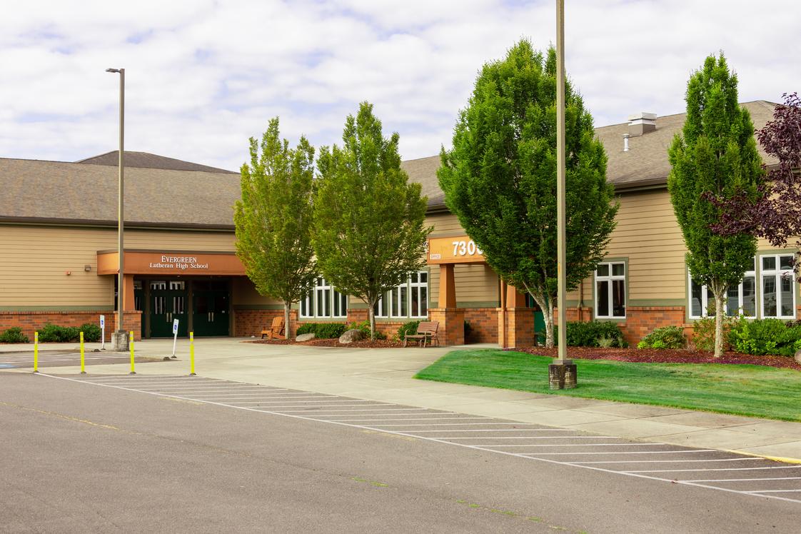 Evergreen Lutheran High School Photo - Evergreen Lutheran HS is located on 33 acres on the corner of 72nd and Waller Rd E in Tacoma, WA.