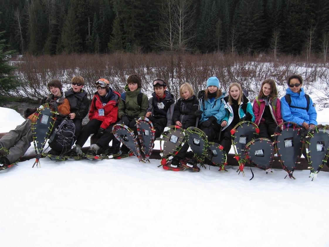 Explorer West Middle School Photo - Explorer West Snow Shoe Testing