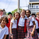 Holy Rosary School Photo #5 - Students on the playground
