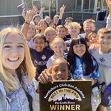 Northshore Christian Academy Photo #11 - 5th Grade Class celebrating 'Best in PNW' Award!