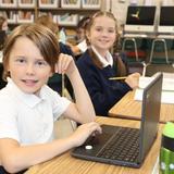 Our Lady Of Lourdes Catholic School Photo #7 - Working from Chromebooks some of the time.