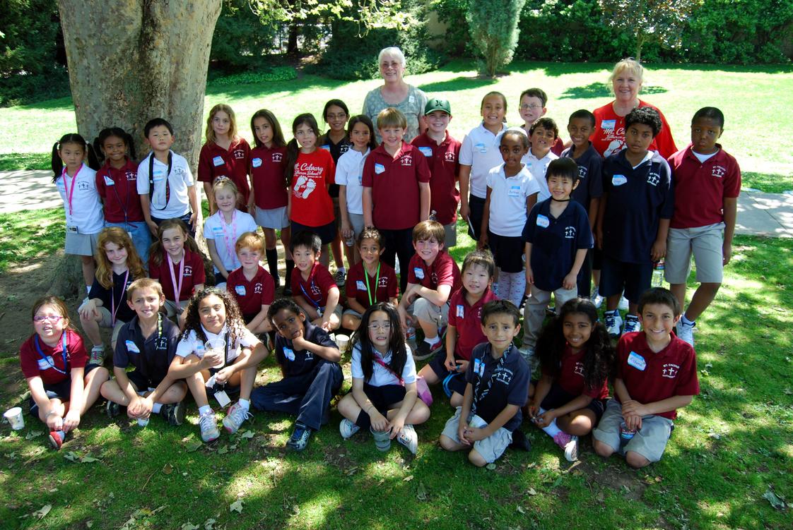 Mt Calvary Lutheran School Photo - Students on a field trip to the Huntington Library in Pasadena.