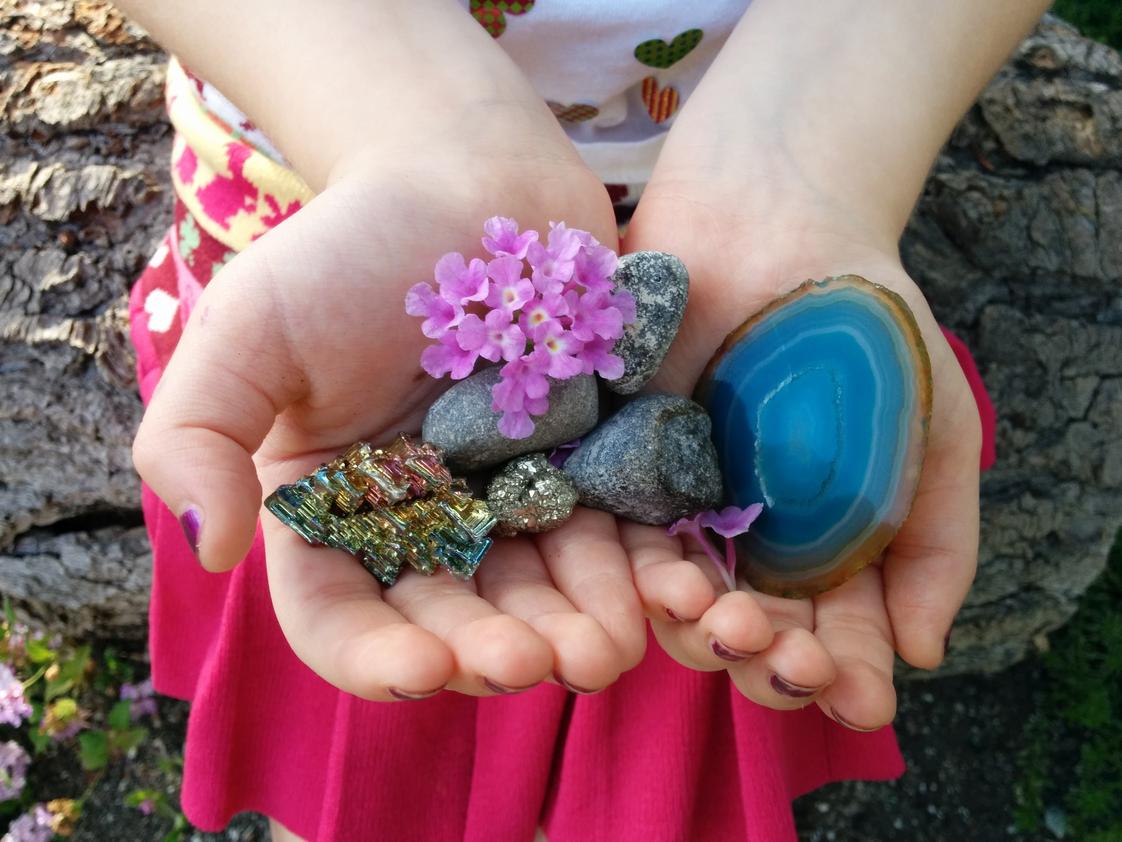 New World Montessori Photo #1 - Show & Tell from our study of minerals