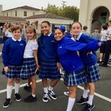 Our Lady Of Mt Carmel School Photo #6 - Happy 6th graders on the first day of school.