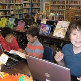 Redwood Christian Elementary School Photo #2 - Weekly library is always a favorite among the students.