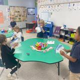Reformation Lutheran School Photo #5 - Kindergarten classmates have fun with a hands on activity
