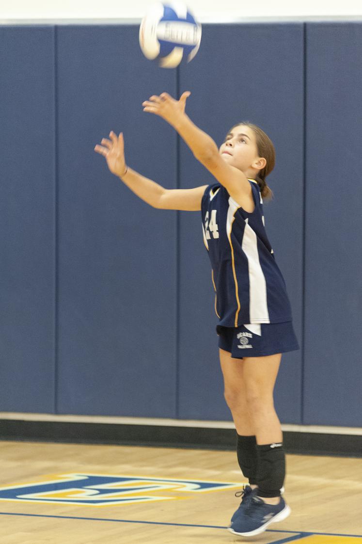 St. Junipero Serra Catholic School Photo - Volleyball is offered for both boys and girls in Grades 5-8, and is one of six after school sports programs that are available at St. Serra.