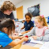 Rancho Christian School Photo #5 - Learning comes alive when students get to explore, create, and discover together. At Rancho Christian Elementary, hands-on experiences encourage curiosity, problem-solving, collaboration, and confidence. With caring teachers and engaging classrooms, students are challenged to think, ask questions, and grow academically while developing the skills and character that prepare them for everything ahead.