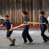 Saint Andrew's Episcopal School Photo #11 - Our students engage in exploratory activities that promote physical fitness and imagination.