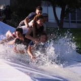Wisconsin Academy Photo #5 - Students Having Fun at the Annual Soap Slide.