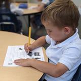 Oak Hill Christian School Photo #6 - We consider penmanship not only an essential subject in JK-6th grades, but also an art, requiring frequent practice to perfect. This gives students fine motor skills and neurological connections that may be neglected without handwriting.
