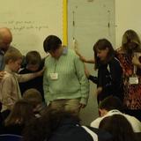 Mount Zion Christian Schools Photo #8 - Prayer time after Joni and Friends elementary chapel