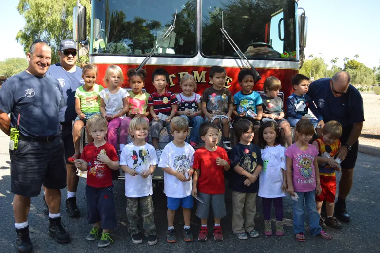 St. James Preschool Photo #2 - Fire Safety Week at St James Preschool