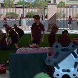 Faith Lutheran Academy Photo #5 - 2nd graders busy at recess on the snug play.